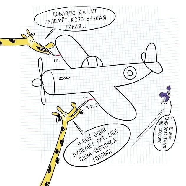 Как нарисовать самолет и пожарную машинку ИД Питер