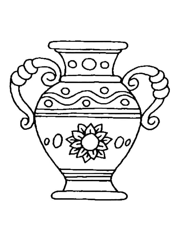 Как нарисовать древнюю вазу