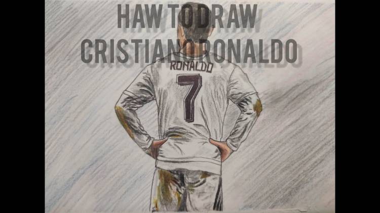 How to draw Cristiano Ronaldo