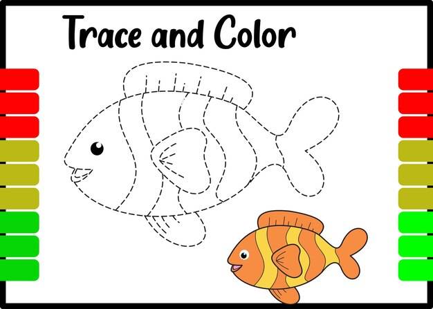 Нарисуйте и раскрасьте рыбу