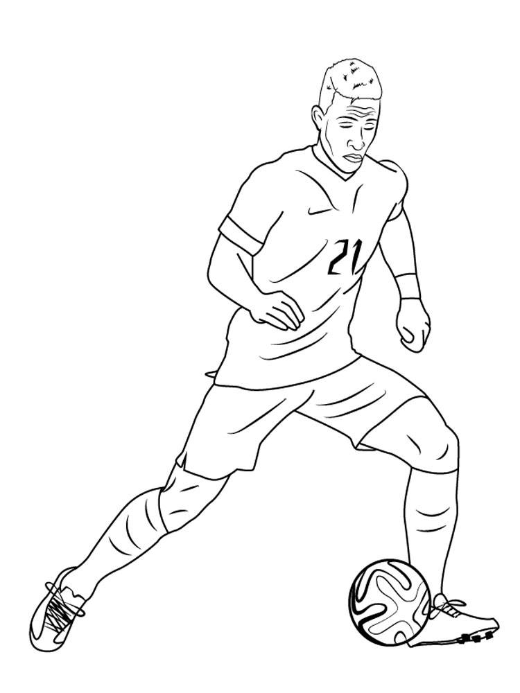Как легко нарисовать футболиста