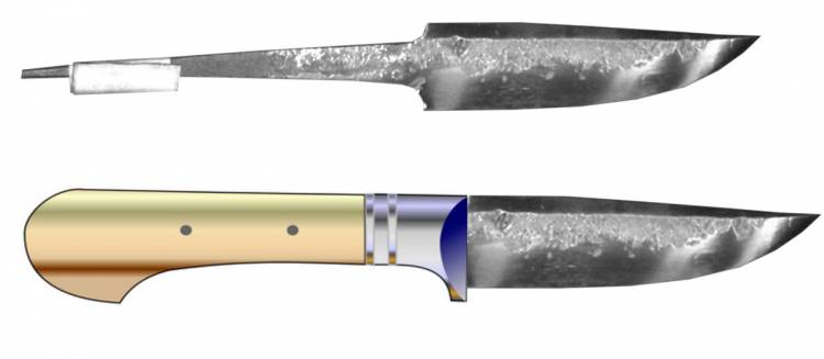Эскизы ножей для самостоятельного изготовления