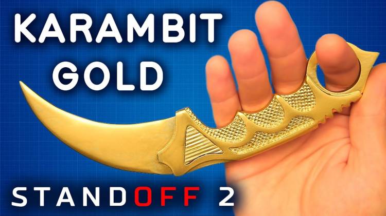 How to make KARAMBIT GOLD Standoff
