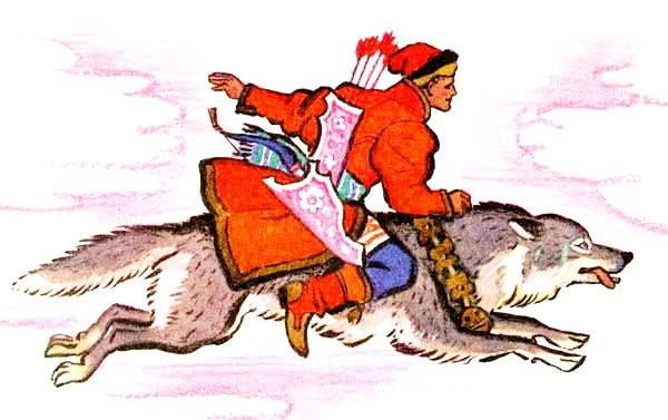 Нарисовать рисунок иван царевич и серый волк