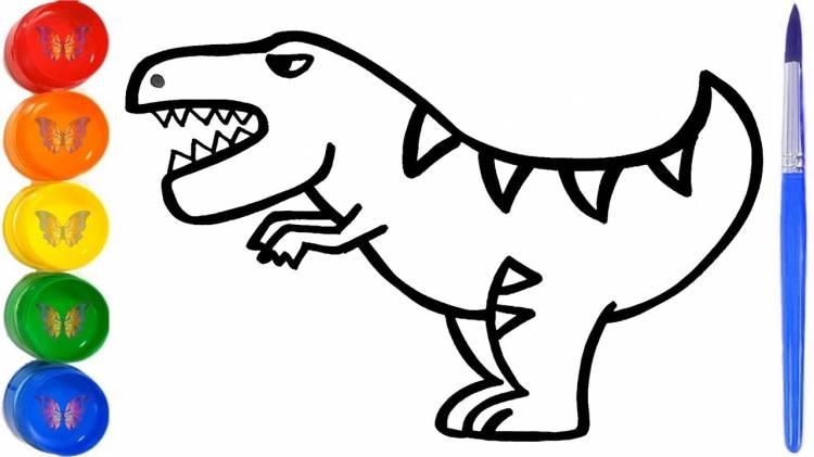 Как нарисовать Динозавра