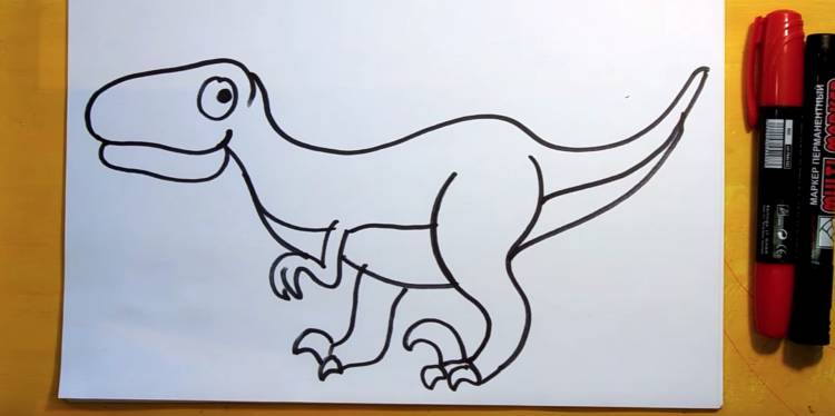 способов нарисовать разных динозавров