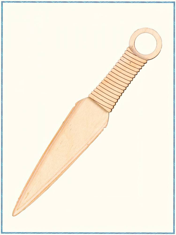 Деревянный нож Кунай для раскраски, детское игрушечное оружие из дерева, кс го, подарок для мальчика, сына, внука