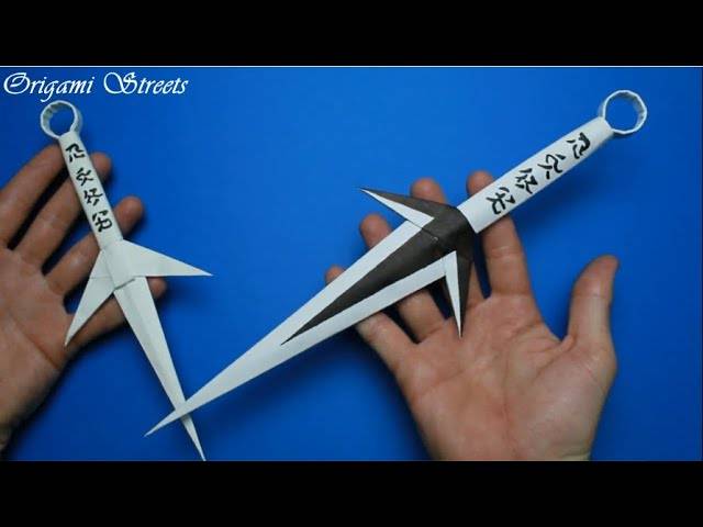 How to make a big kunai Minato out of paper