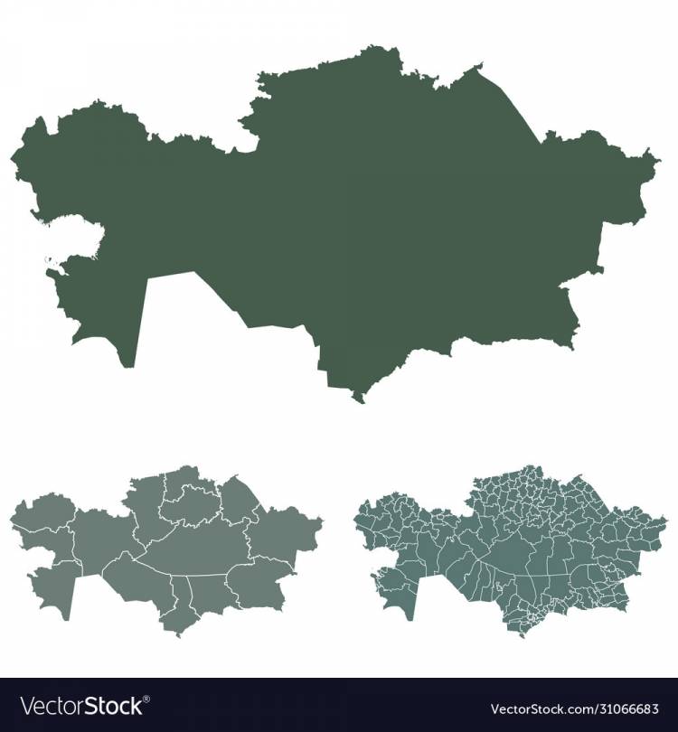 Карта казахстана раскраска