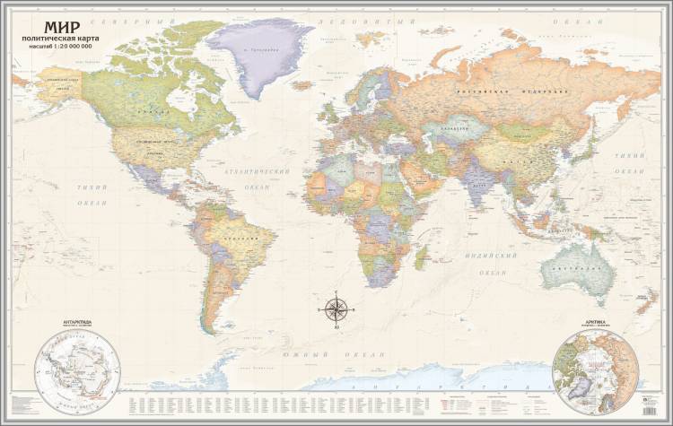 карту мира