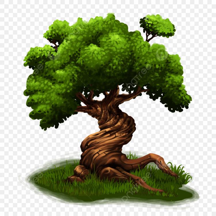 Ручной обращается и цифровая живопись Дерево зеленое бесплатно Png Psd PNG , дерево, цифровая живопись, рисовать вручную PNG картинки и пнг PSD рисунок для бесплатной загрузки