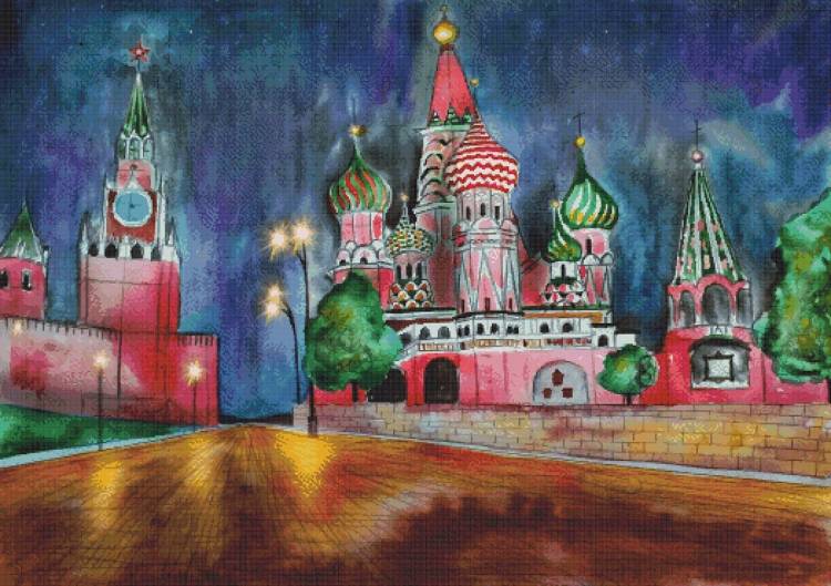 Нарисованный кремль