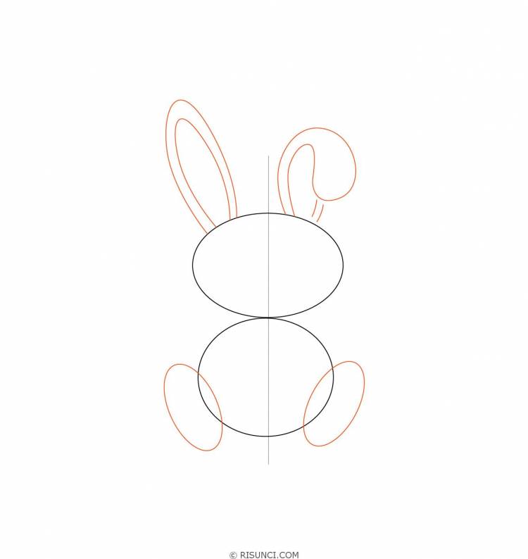 Как нарисовать зайца поэтапно? Рисунки карандашом поэтапно