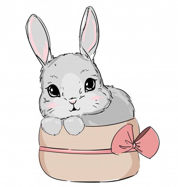 Как нарисовать кролика карандашом