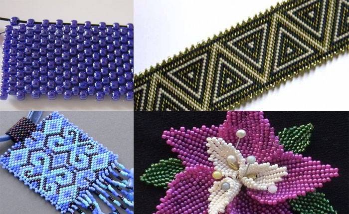 Мозаичное плетение бисером для начинающих, схемы