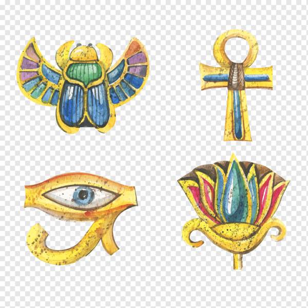 Легкие рисунки египетские украшения 
