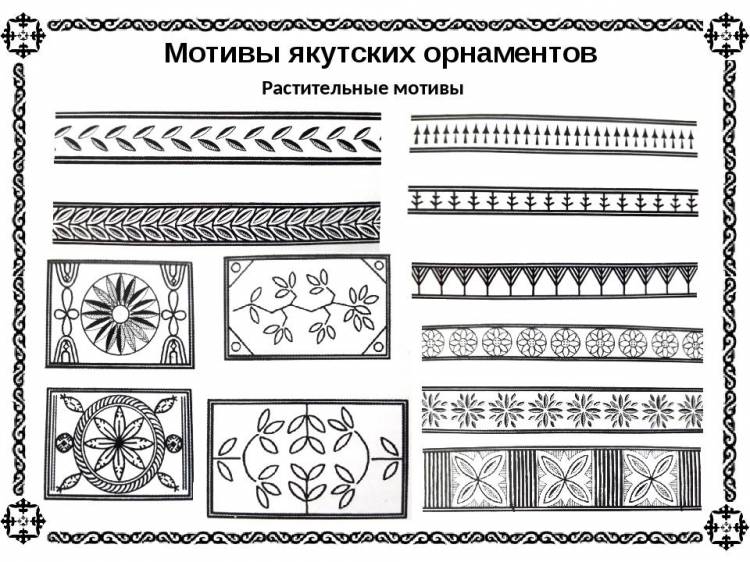 Исследовательская работа на тему Якутский орнамент