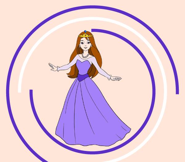 Как нарисовать мультяшную принцессу легко и красиво