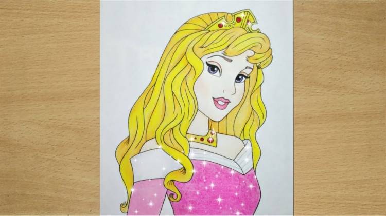 Как нарисовать принцессу Диснея Аврору