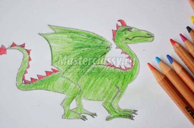 Как нарисовать дракона для начинающих