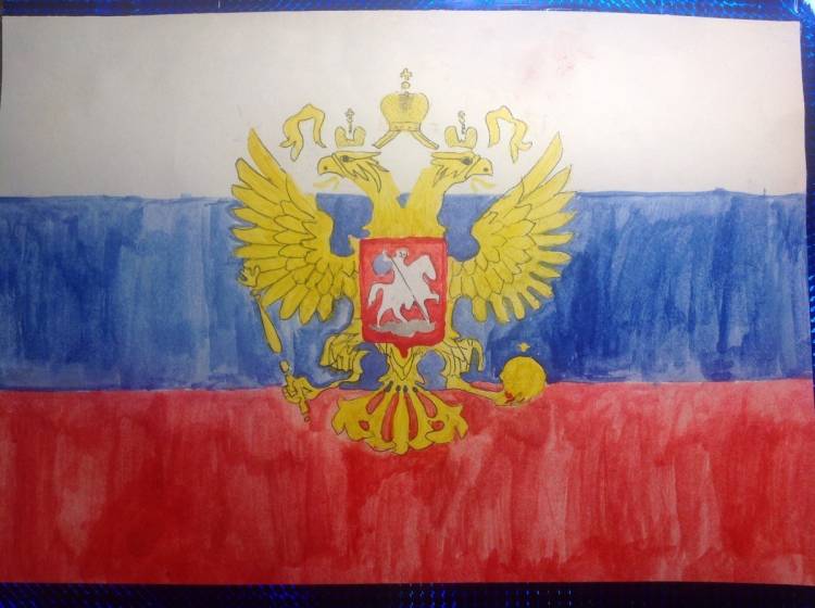 Герб россии рисунок для детей