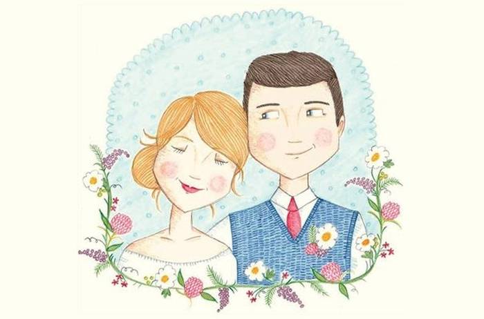 Свадьба в детских рисунках и картинках для школы и детского сада