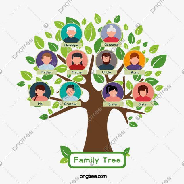 Родословное дерево с висящими головами PNG , генеалогическое дерево, аватар, генеалогическое древо с висящей головой PNG картинки и пнг рисунок для бесплатной з…
