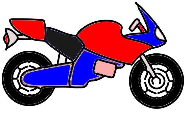 Как рисовать мотоцикл поэтапно
