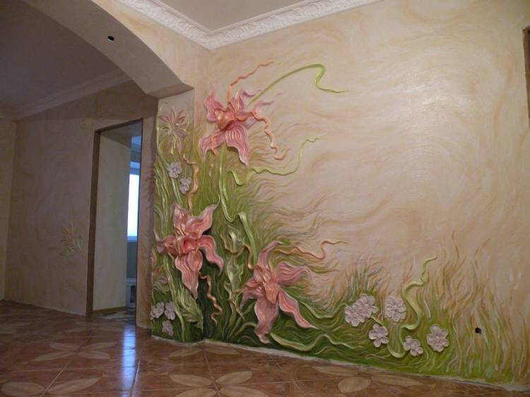 Декоративная шпаклевка стен