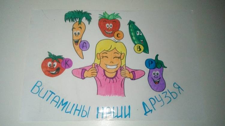 Рисунок на тему витамины
