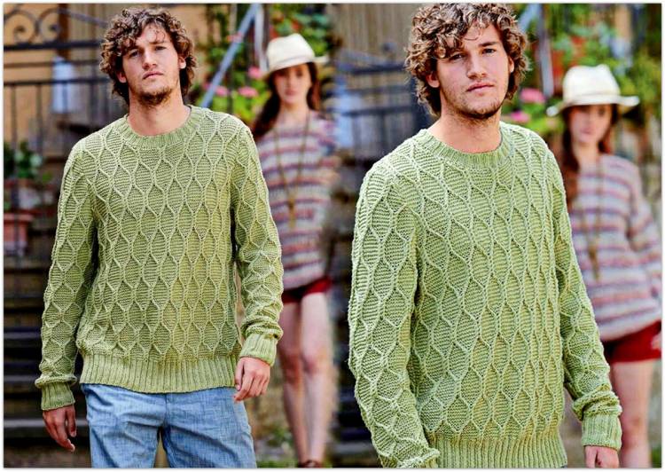 Вяжем мужской свитер
