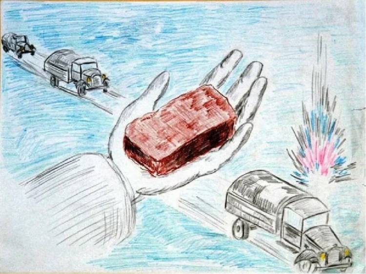 Рисунки на тему ленинграда блокада 