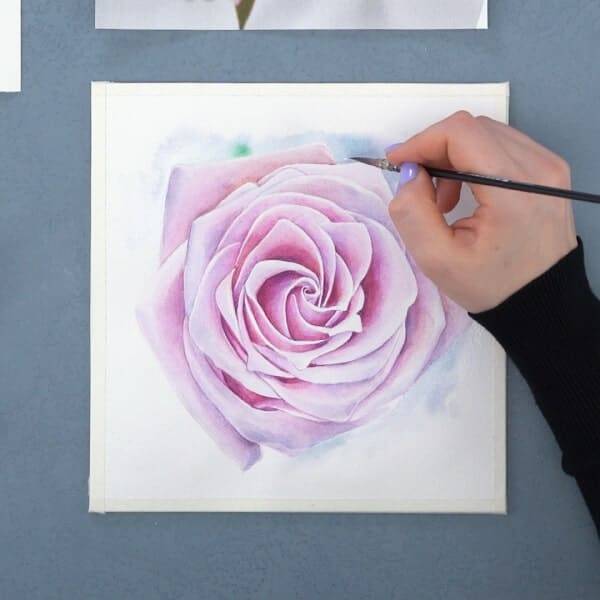 Как нарисовать красивую розу ✿ поэтапно