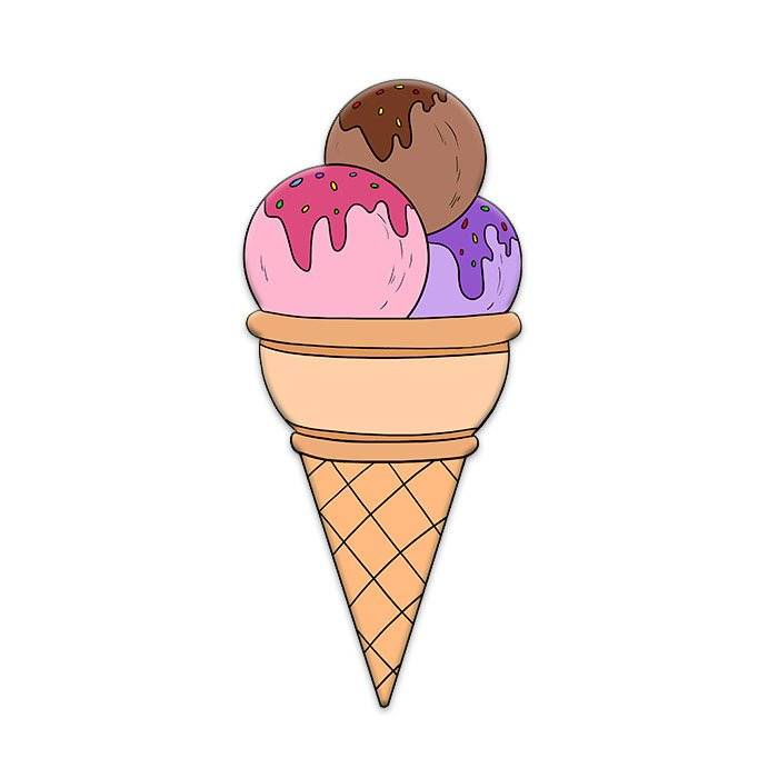 Мороженое детский рисунок 