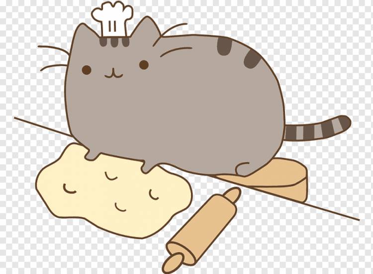 кот пушин смайлики иллюстрация, кот пушин кулинария тенор, анимация животных, млекопитающее, еда, кошка png