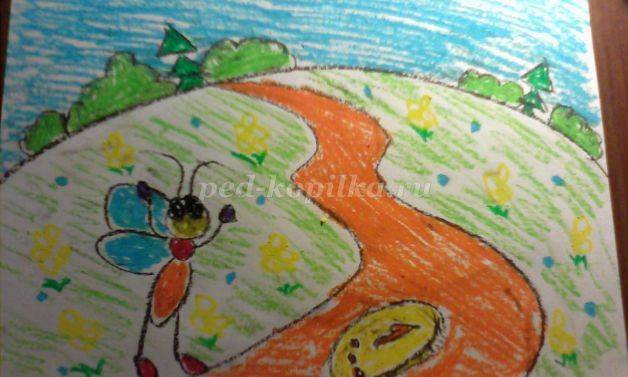 Рисование по сказке Муха-Цокотуха для детей