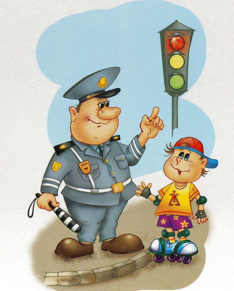 Рисунок полицейского для детей в детском саду 