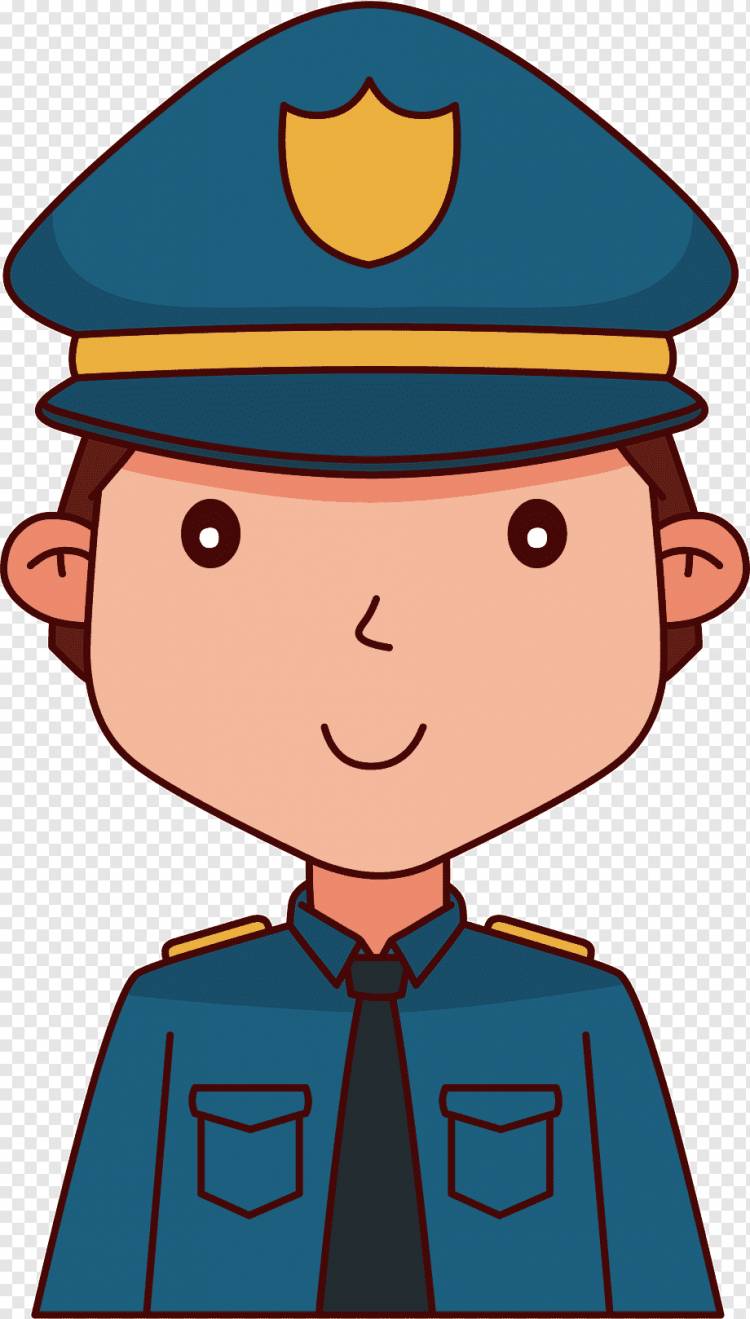 Cartoon Police, Мультяшная раскрашенная вручную полиция, акварельная живопись, мультипликационный персонаж, офицер полиции png