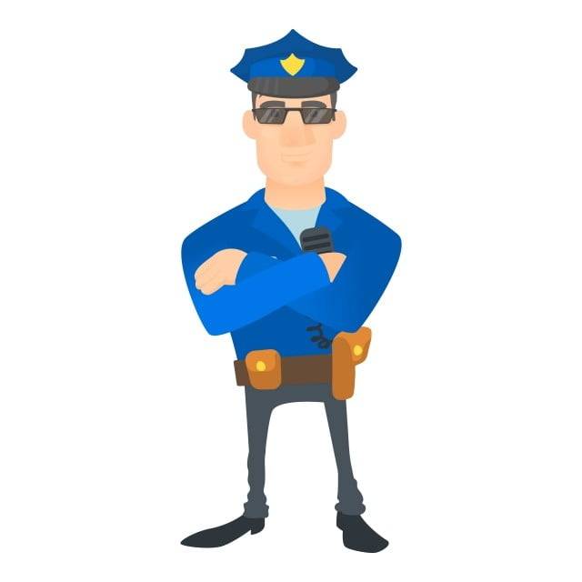 полицейский значок мультяшном стиле PNG , полицейский клипарт, значки стиля, мультфильм иконки PNG картинки и пнг рисунок для бесплатной загрузки