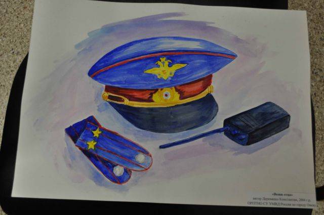 Начался конкурс детского рисунка «Мои родители работают в полиции»