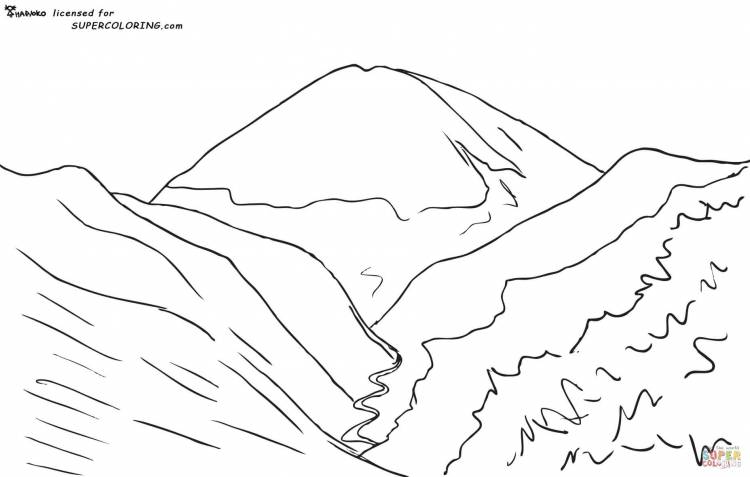 Рисунок к стиху лермонтова горные вершины