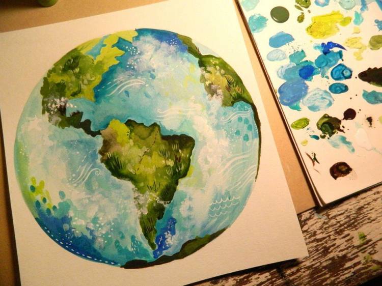 Экологический конкурс рисунков «Берегите планету Земля!»