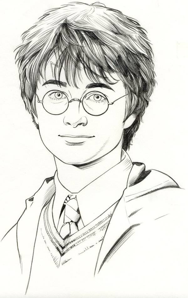 Картинки для срисовки Гарри Поттер 