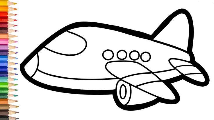 How to draw an airplane