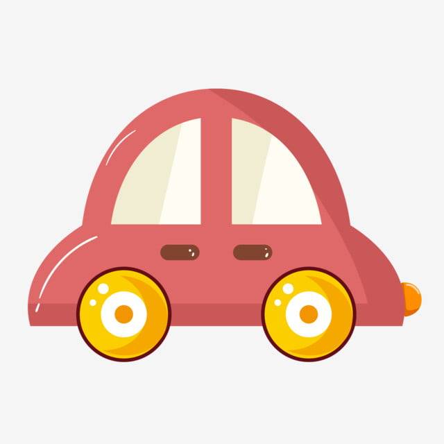 Игрушечная машина автомобиль Розовая машина Автомобильная иллюстрация PNG , автомобильный клипарт, рисованной игрушечный автомобиль, желтое колесо PNG картинки и пнг рисунок для бесплатной загрузки