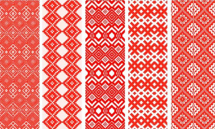 Образцы белорусского народного орнамента