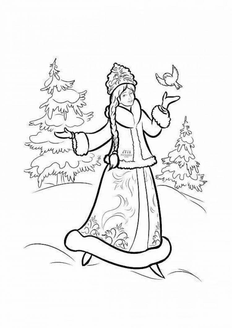 Снегурочка из оперы римского корсакова рисунок