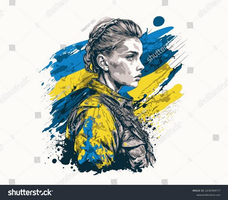 Украинка иллюстрация