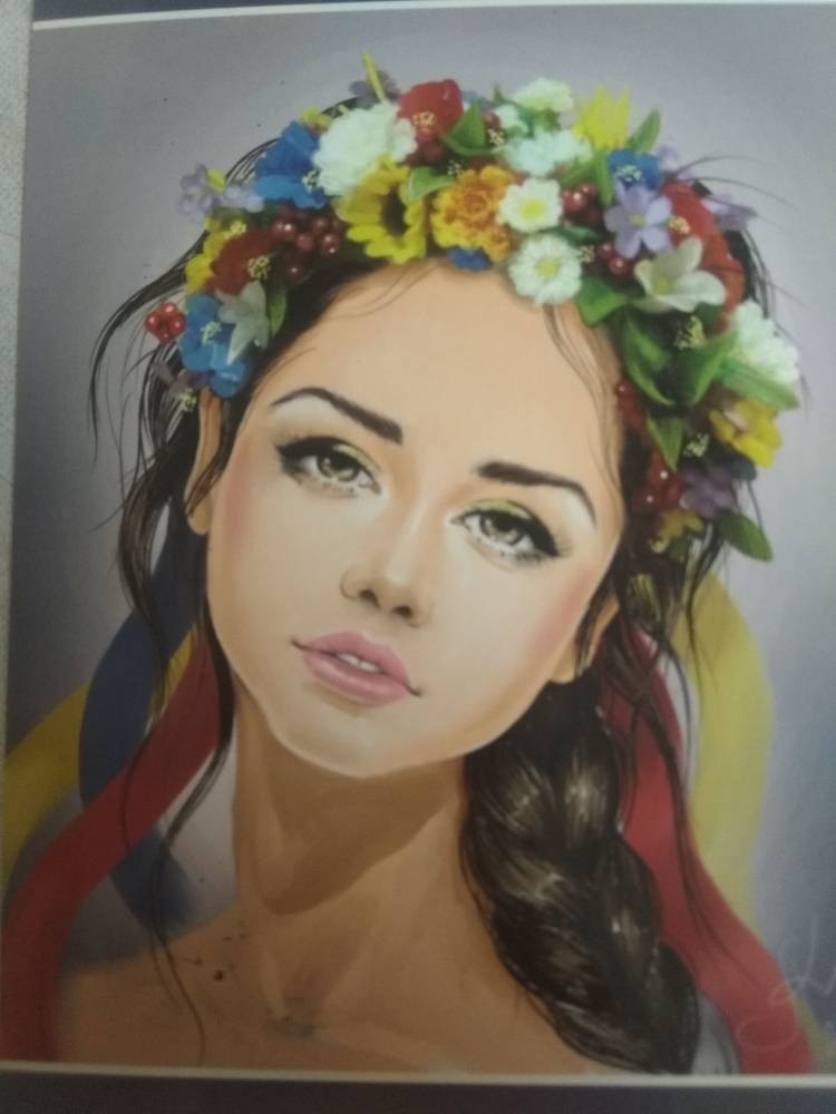 Украинка рисунок