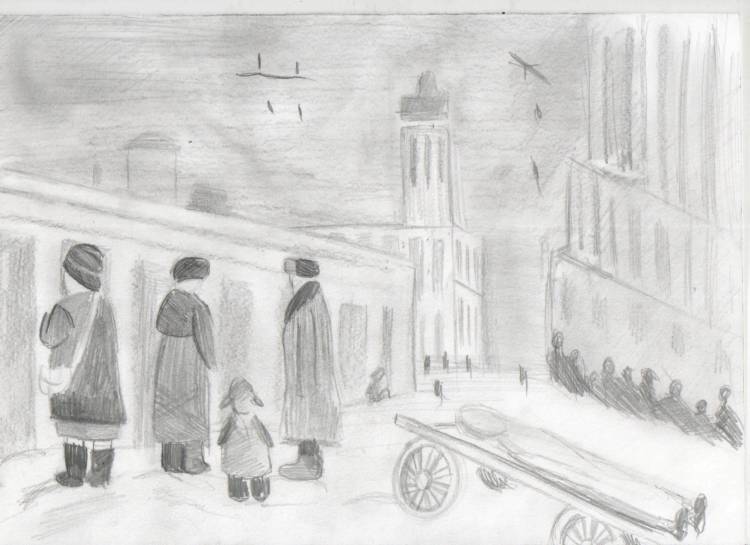 Блокадный ленинград рисунки детей